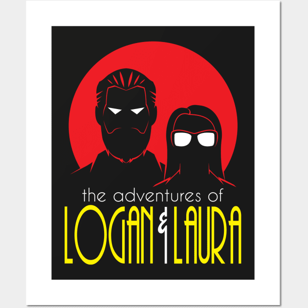 Adventures of Logan & Laura Wall Art by JEDI_DJ